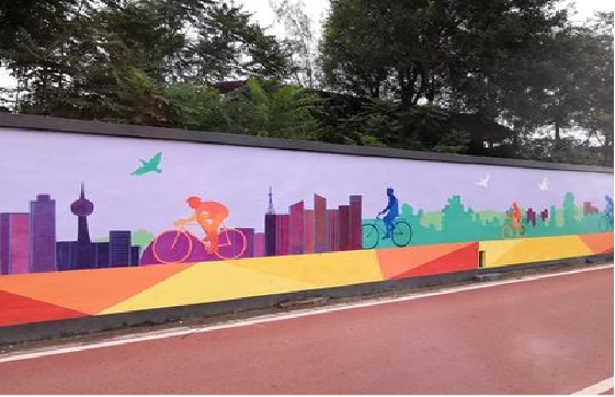 芜湖墙体彩绘-围墙