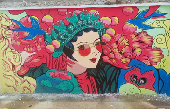 芜湖墙体彩绘-网红墙